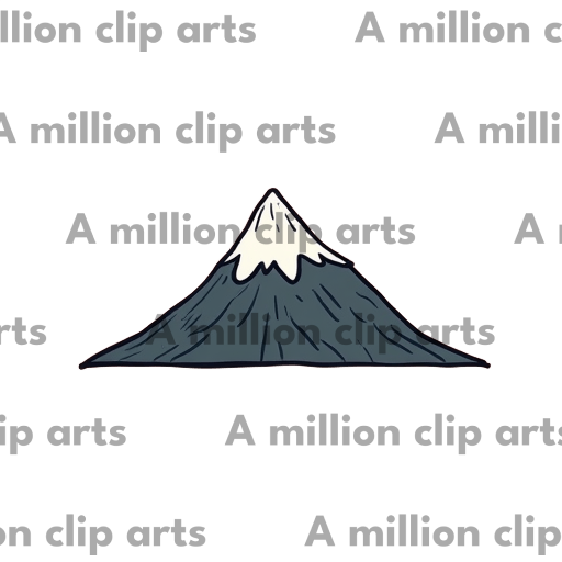 Snowy Mountain clipart