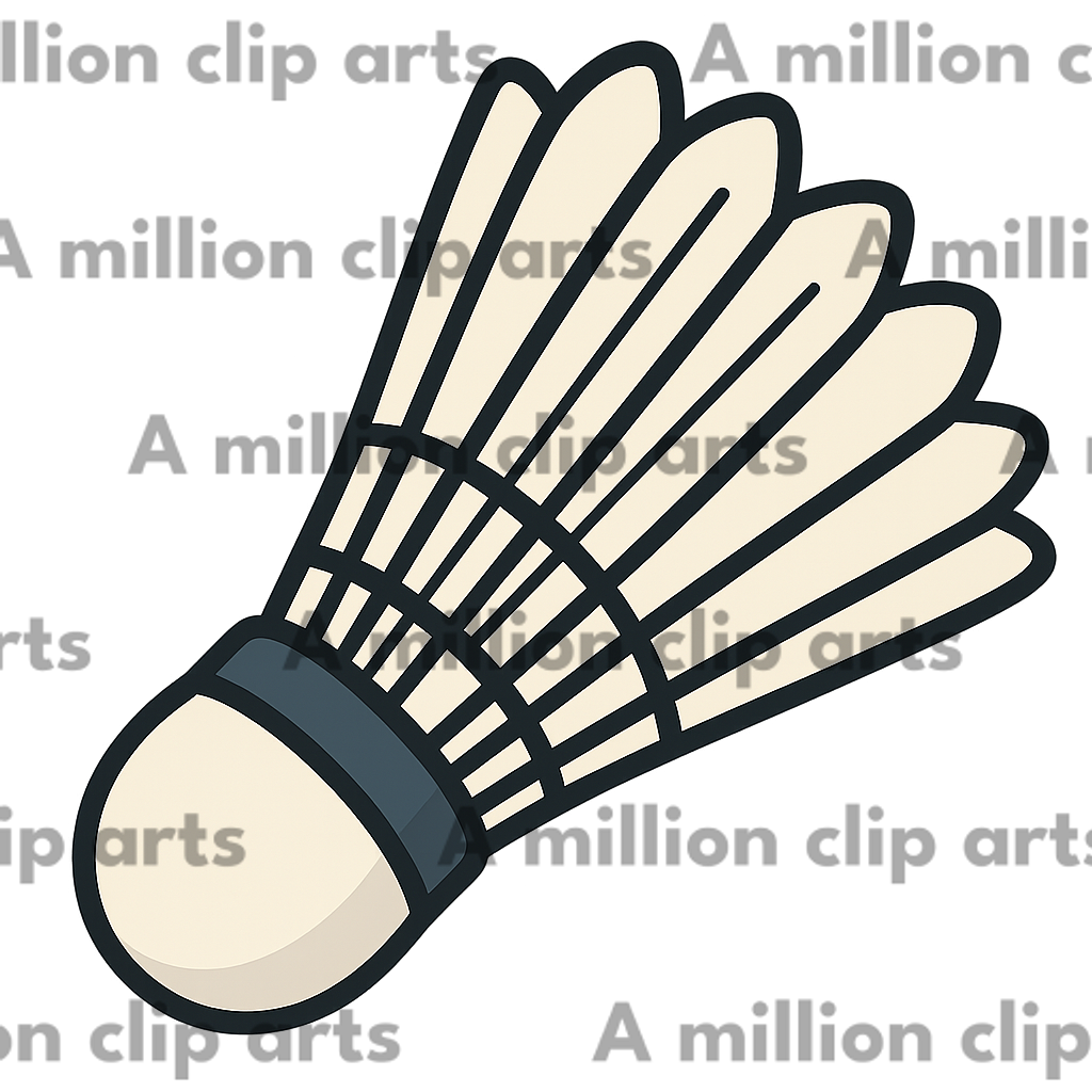 Shuttlecock Clipart clipart