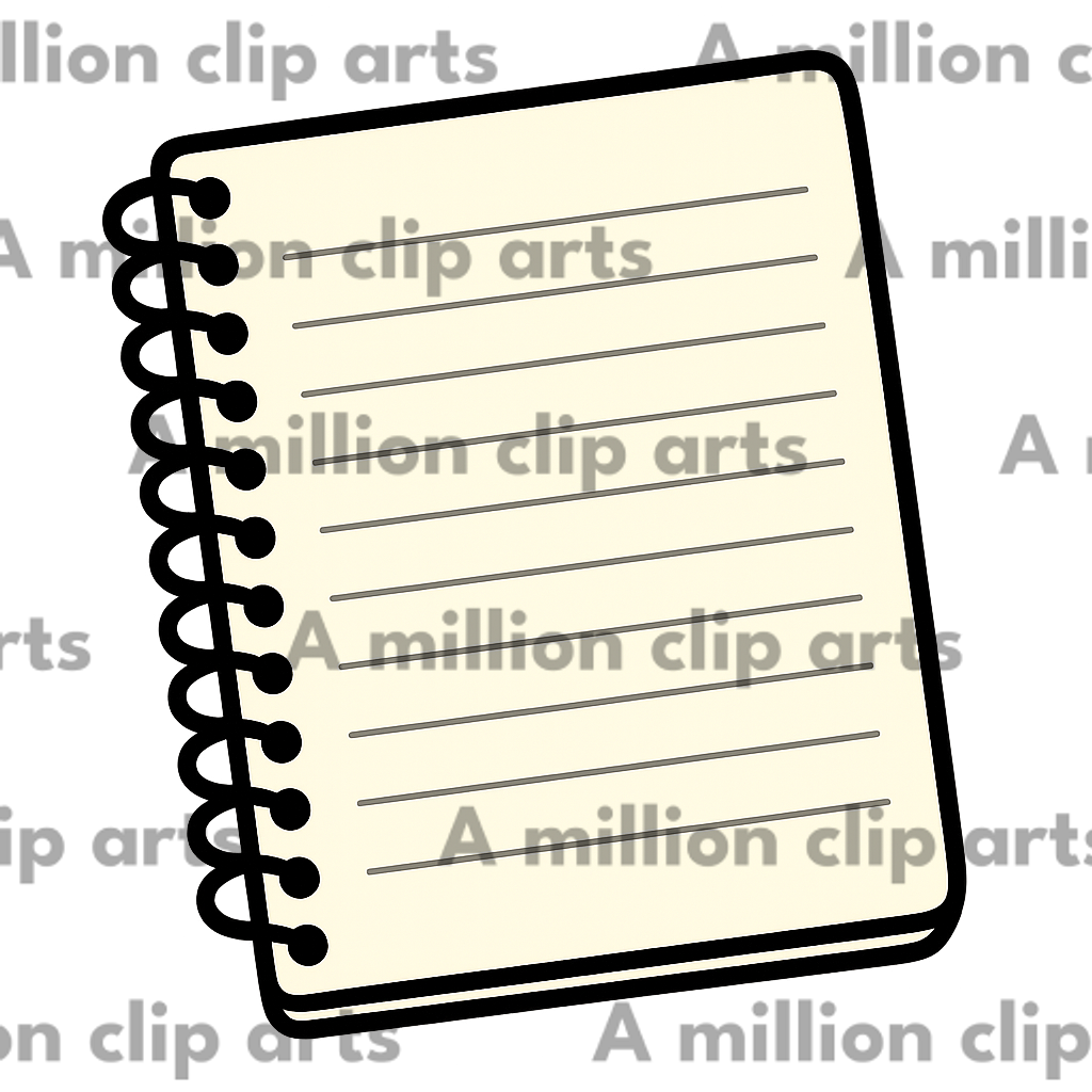 Spiral Notebook clipart