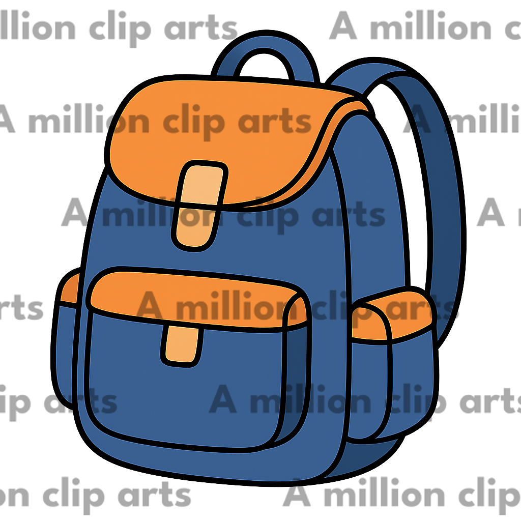 Colorful Backpack clipart