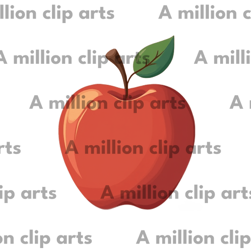 Red Apple clipart