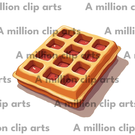 Sweet Waffle clipart