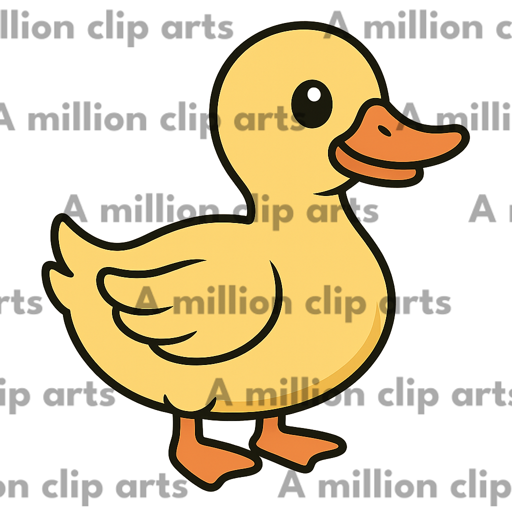 Yellow Duck clipart