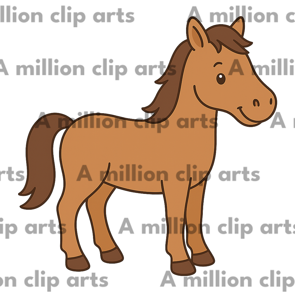 Cartoon Horse clipart