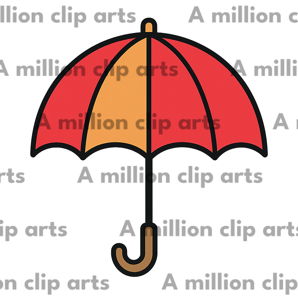 Colorful Umbrella clipart