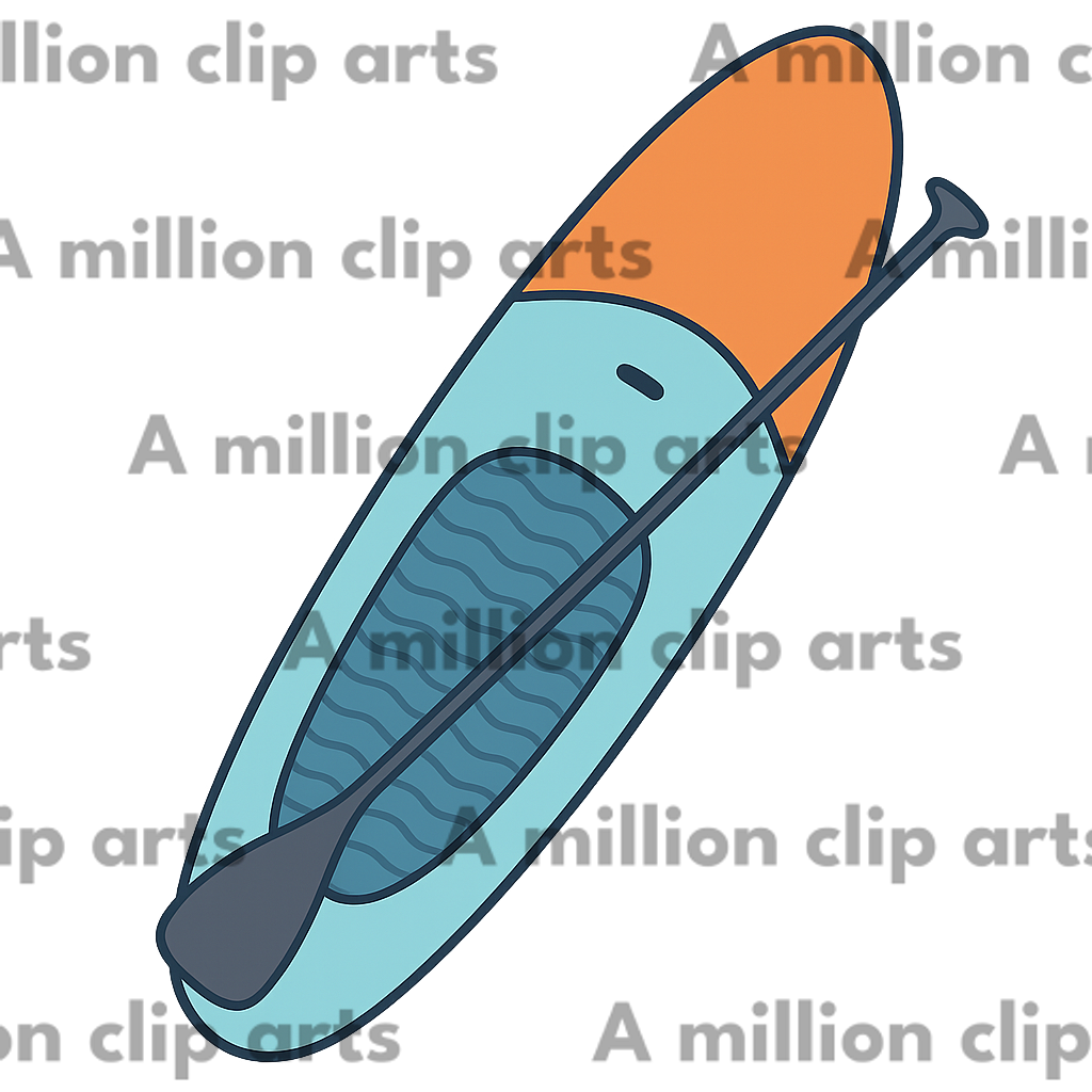 Paddleboard clipart