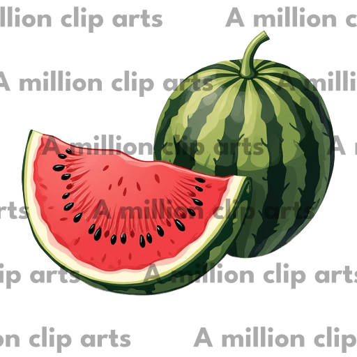 Watermelon Slice clipart