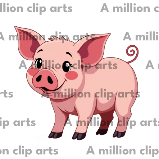 Cartoon Pig clipart