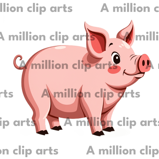 Cartoon Pig clipart