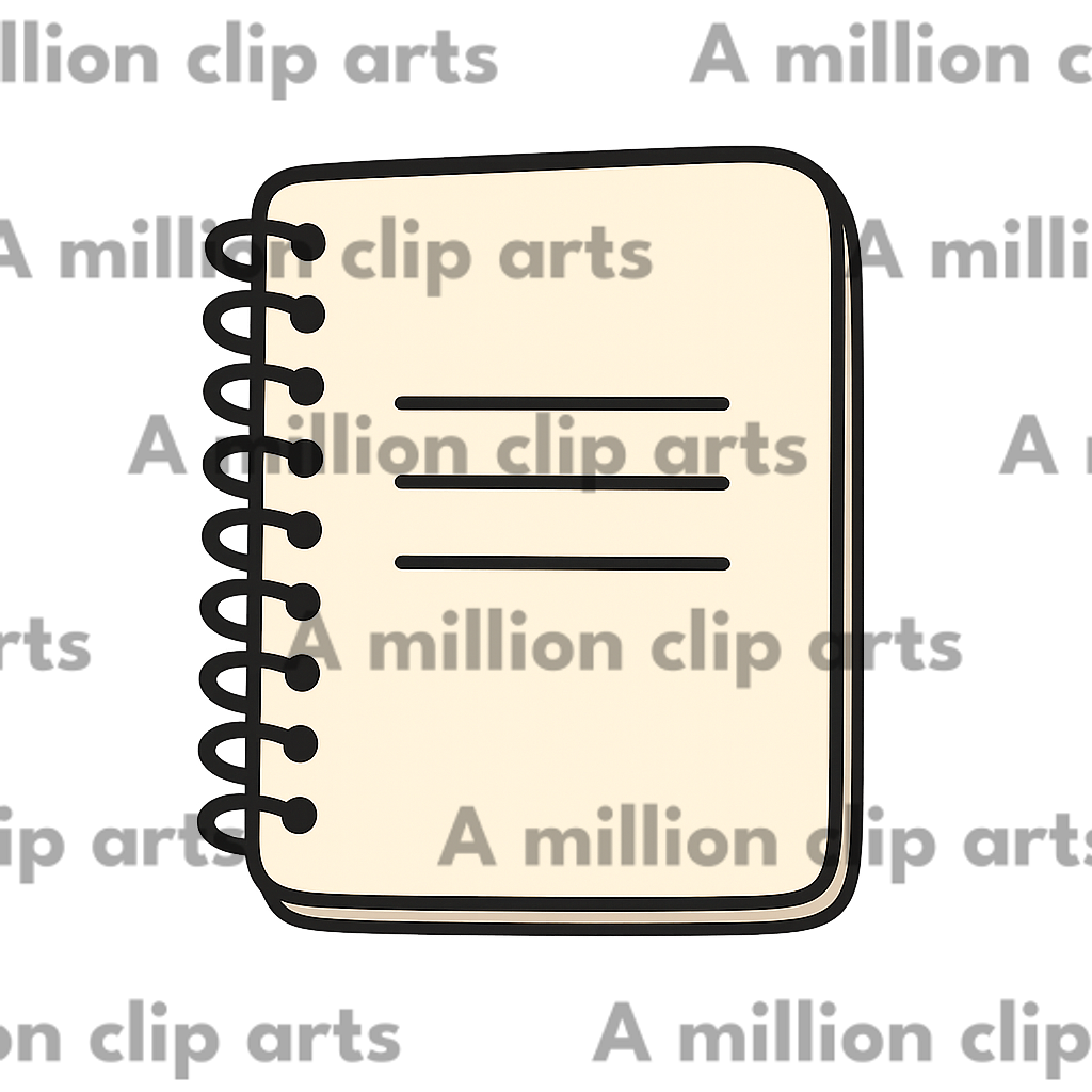 Notepad clipart