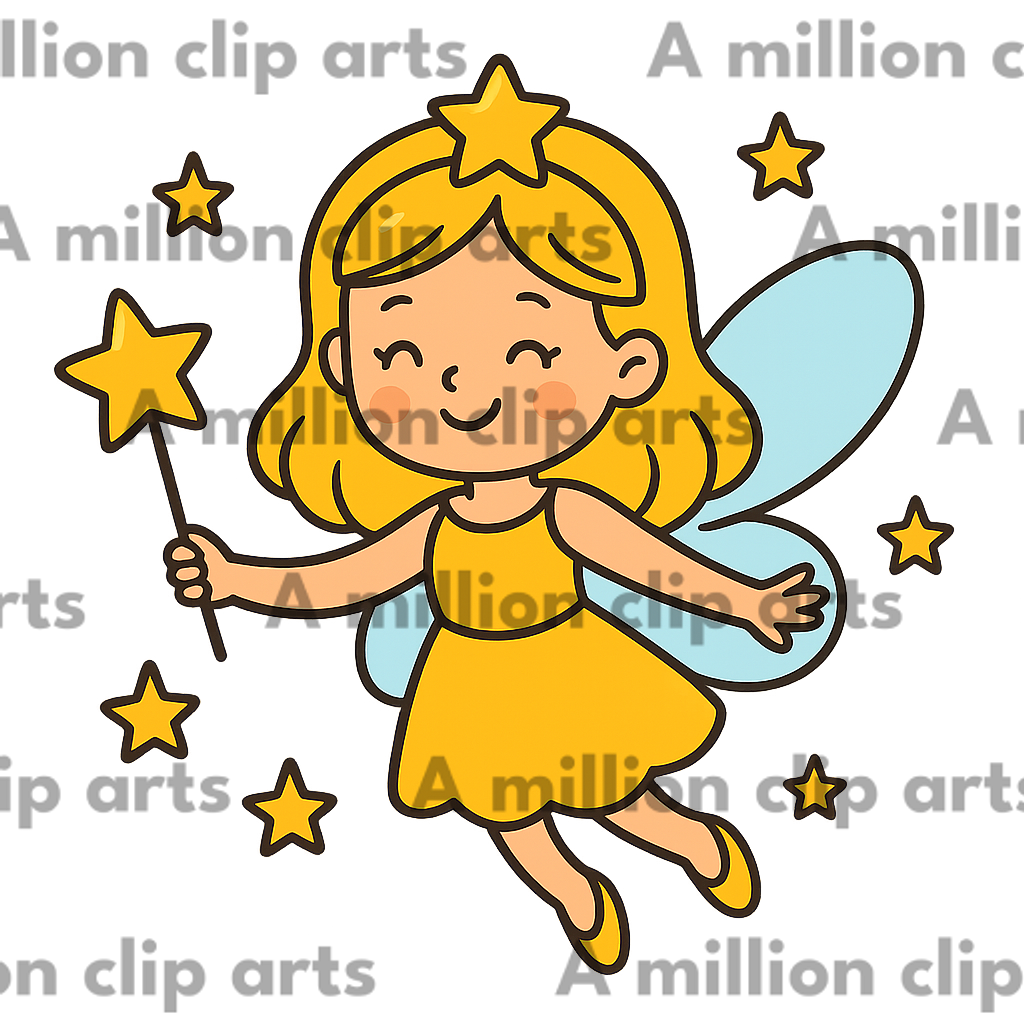 Cheerful Fairy clipart